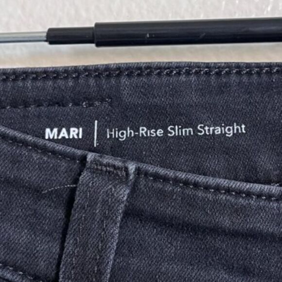 AG Adriano Goldschmied Mari High Rise Slim Straight Jean in City View Size 26 - Picture 4 of 6